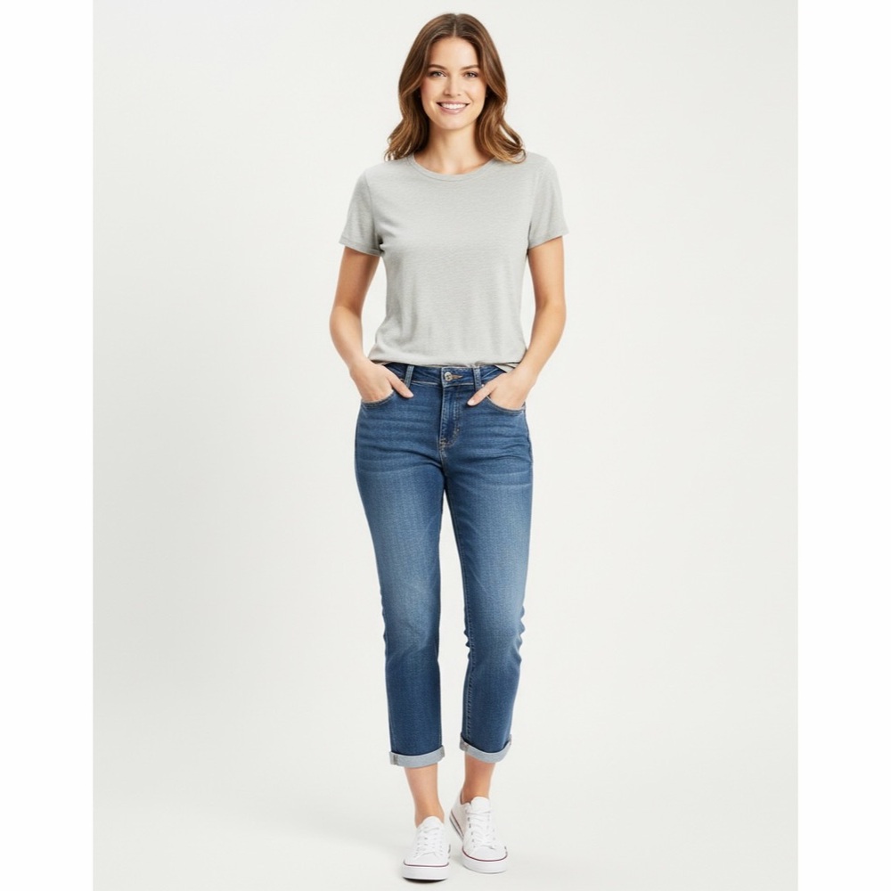 Tommy Hilfiger | Hipster Cropped Boyfriend Ankle Jeans